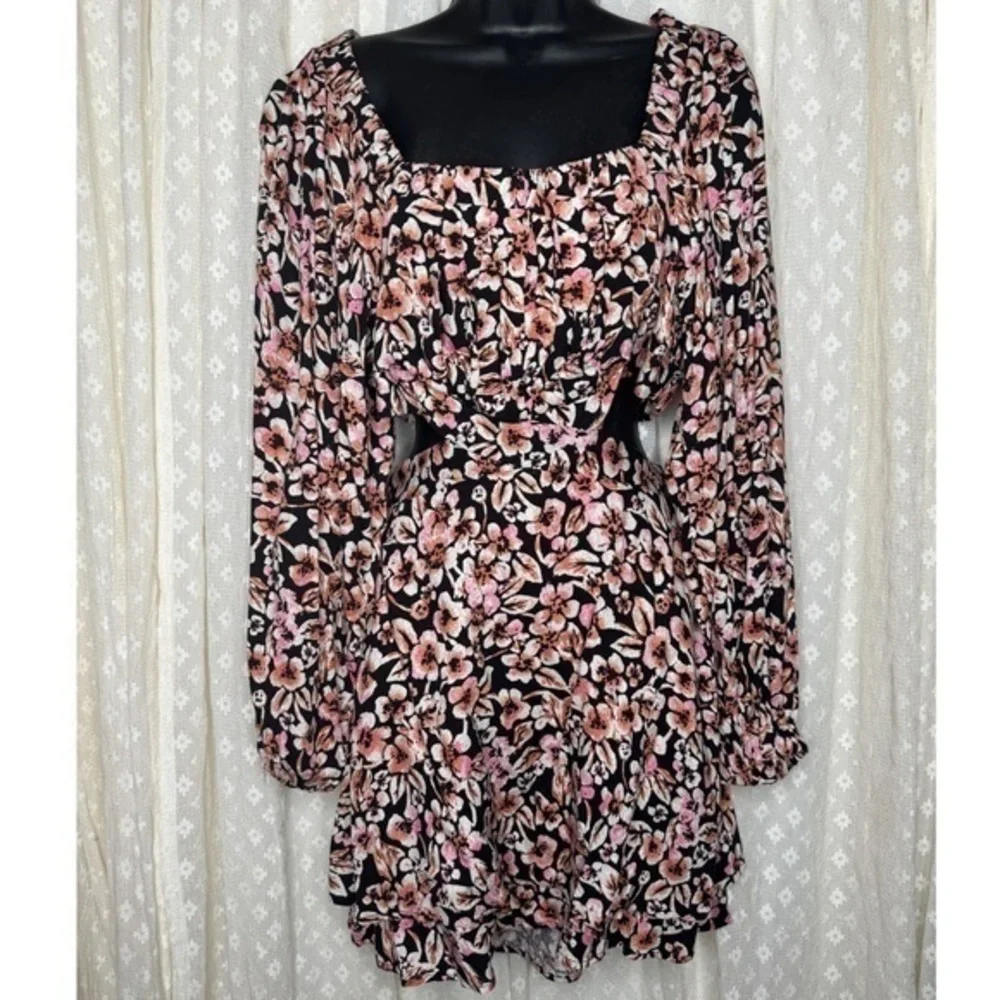 Free People Jael Printed Mini Dress NWOT